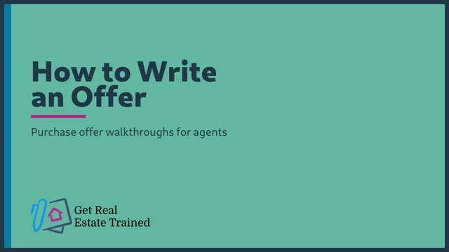 How to Write an Offer original course cover